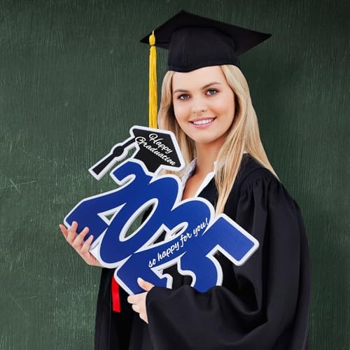 2025 Graduation Guest Book Sign Wood Board Party Decor