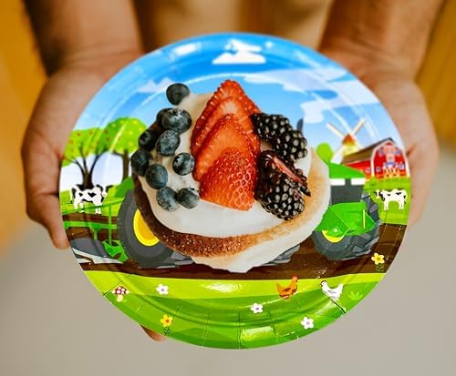 Tractor Birthday Party Supplies Set 100 Pcs