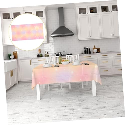 Gradient Rainbow Tablecloth for Birthday Parties and Events