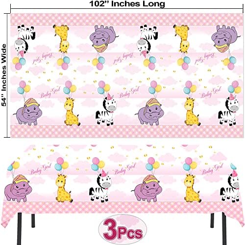 AnapoliZ Baby Girl Tablecloth Set 3 Pcs 54x102