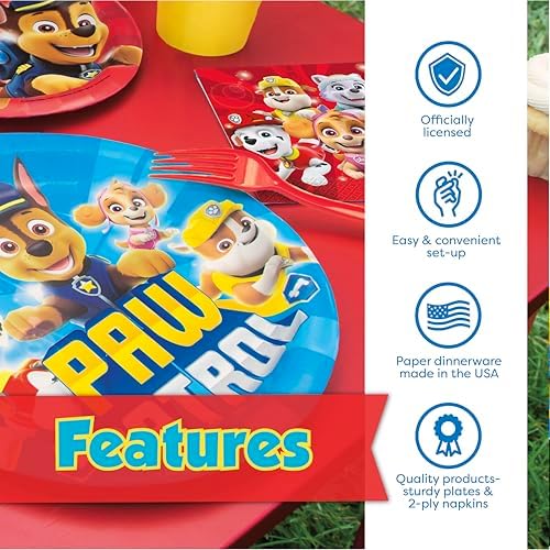 Paw Patrol Birthday Decorations Set Serves 16