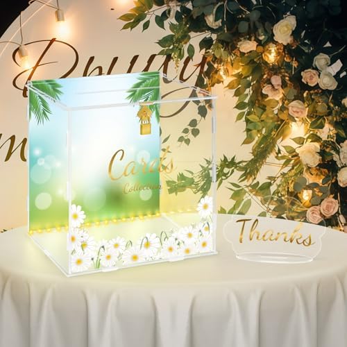 Naconmlet Card Box for Wedding and Party Events