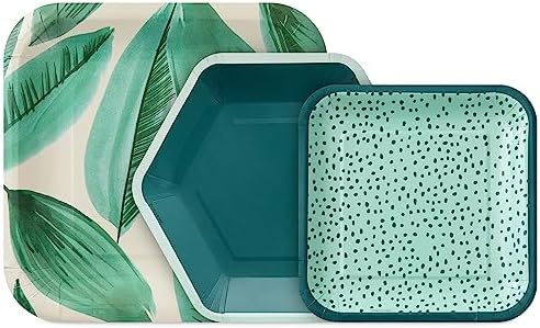 Hallmark Palm Leaves Party Pack for 16 Guests