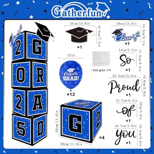 Graduation Decorations 2025 Set - So Proud of You