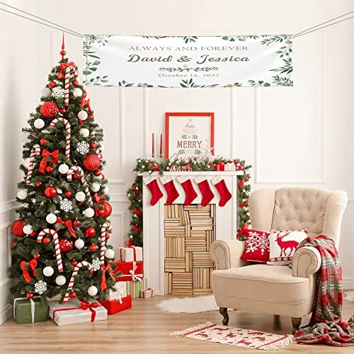 Always Forever Custom Wedding Banner 47x12