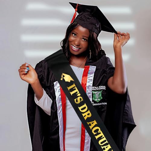 Dr Actually Doctorate Degree Sash Graduation Party Decoration