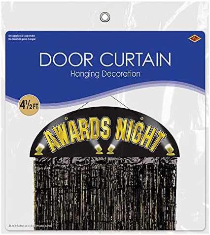 Beistle Awards Night Door Curtain 4ft 6in x 3ft