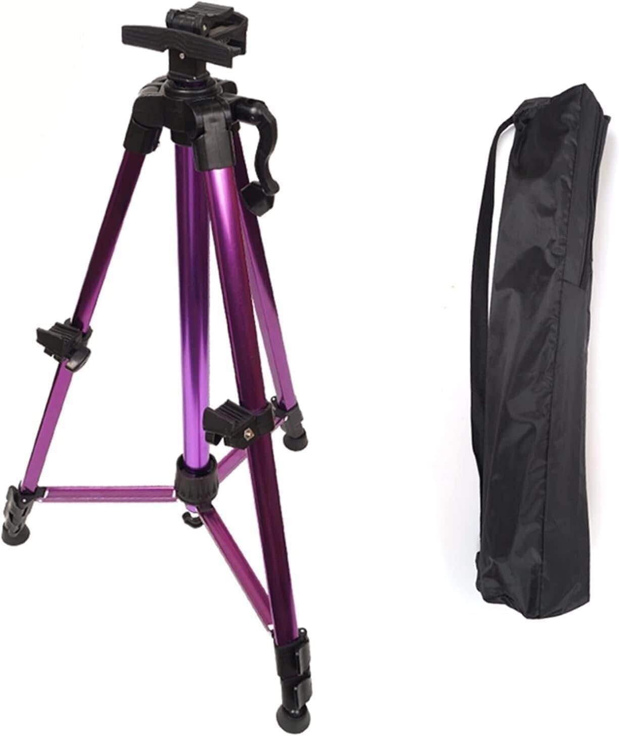 Aluminum Portable Easel Adjustable Height Purple
