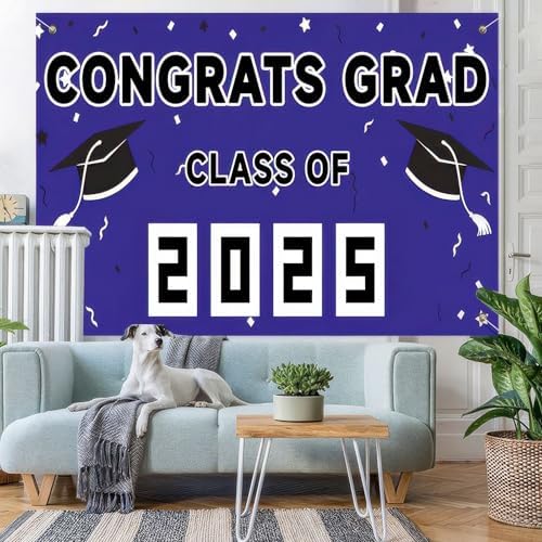 Graduation Banner Outdoor Decor 71x43 Inches