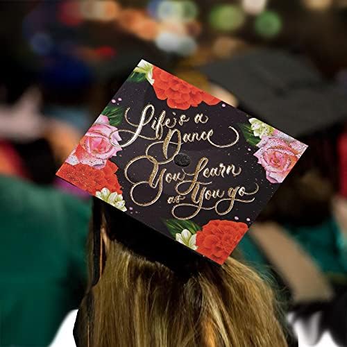Once Upon A Time Graduation Cap Topper with Flowers