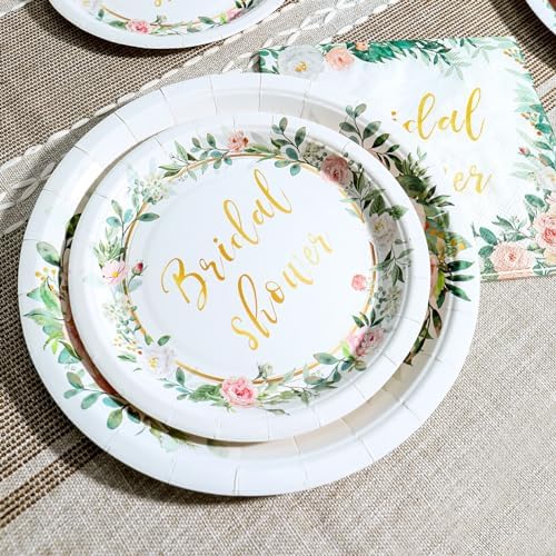 Qifu Bridal Shower Tableware Set for 24 Guests