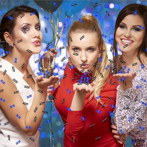 KatchOn Blue and Black Confetti Pack of 500 2025