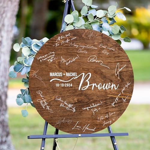 La Boda Personalized Wooden Wedding Sign 8-18 Inches