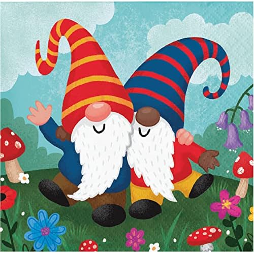 Gnome Themed Party Supplies for 16 People