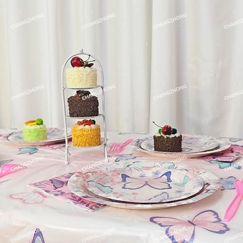 Butterfly Tablecloths 3 pcs 54x108 Inches