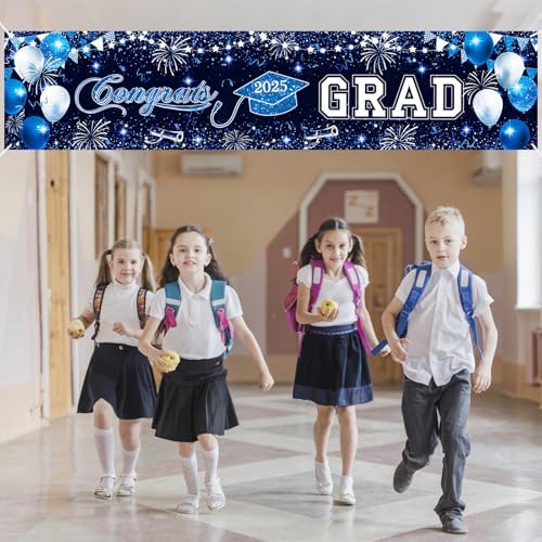 Jobkoo 2025 Graduation Banner for Grad Party Decorations