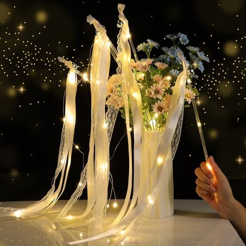 50 Pcs LED Wedding Wands with 3 Flashing Modes
