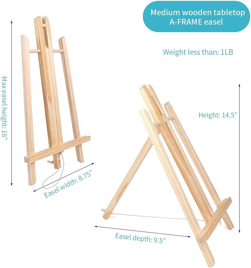 3PCS 12 Inch Tabletop Display Artist Easel Stand