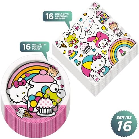 HOME HOOPLA Hello Kitty Party Dessert Set