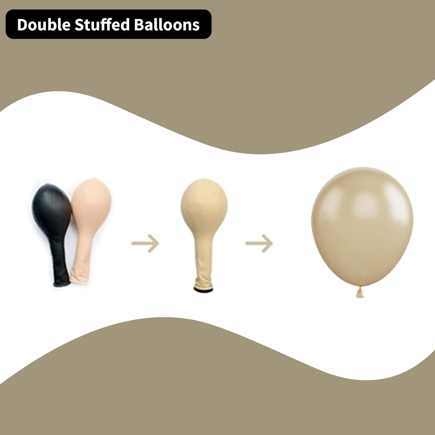 White Sand Balloons Set 60 Pack 12 Inches
