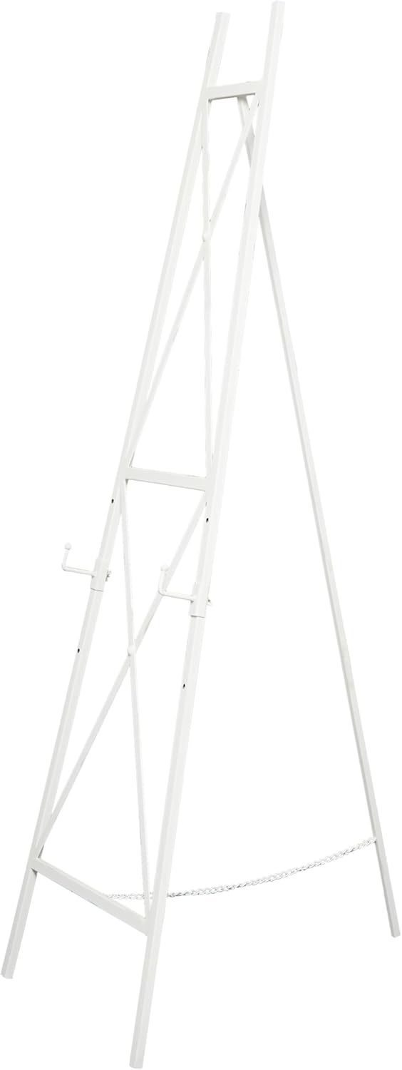 Deco 79 White Metal Adjustable Display Easel
