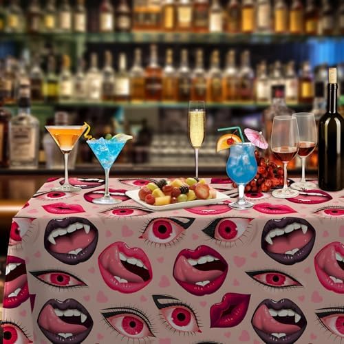 Sexy Lips Love Tablecloths for Party Decorations