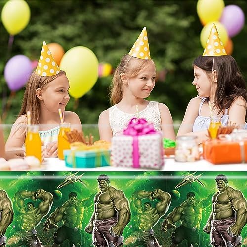 2 Pack Birthday Tablecloth for Boy Kids Party Decorations