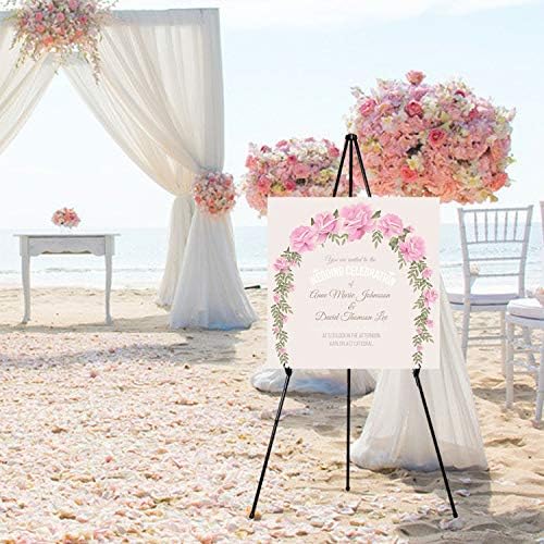 63 Inch Folding Easel Stand for Display and Signage