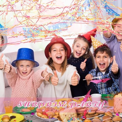 Poen 150 Pcs Streamers Poppers - No Mess Confetti Poppers for Celebrations