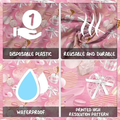 Pink Heels Tablecloths for Spa and Party Decor