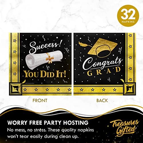 Treasures Gifted 2025 Graduation Decor Set - 24 Serving