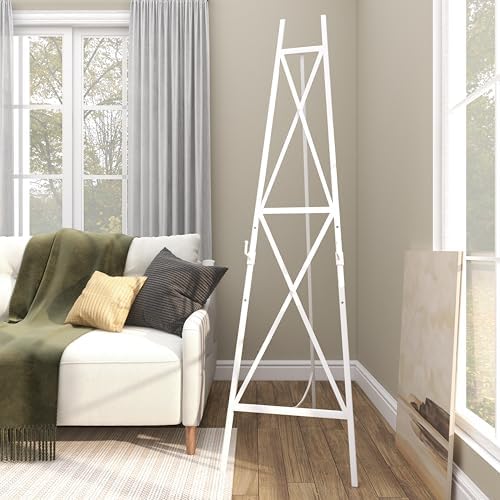 Deco 79 White Metal Adjustable Display Easel