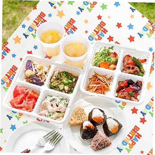 Garneck Birthday Tablecloth Cartoon Design for Boys and Girls
