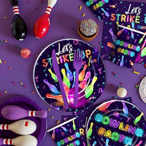 Bowling Party Decorations Set for 24 Guests