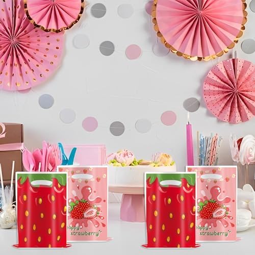 Egami 30 Packs Strawberry Themed Party Bags