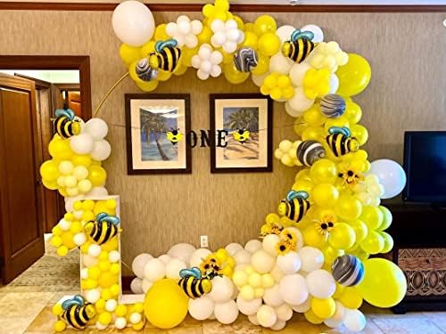 LANGXUN 72ft Gold Metal Balloon Arch Kit