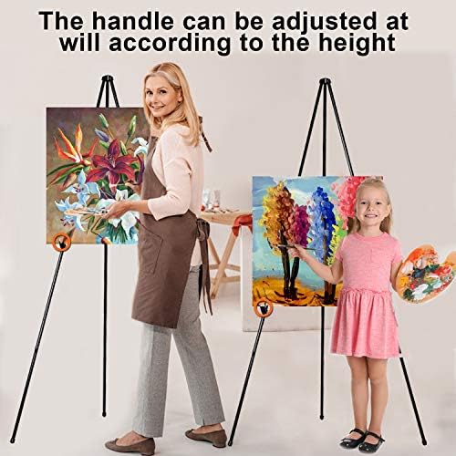63 Inch Folding Easel Stand for Display and Signage