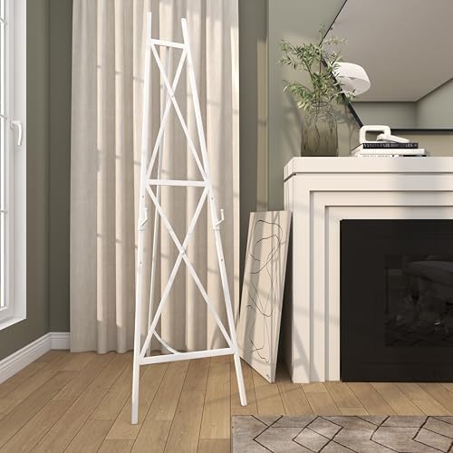 Deco 79 White Metal Adjustable Display Easel