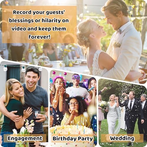 RetroVox Video Audio Guest Book for Weddings and Events 1