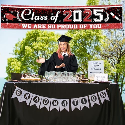 Class Of 2025 Graduation Banner 118x24 Inch