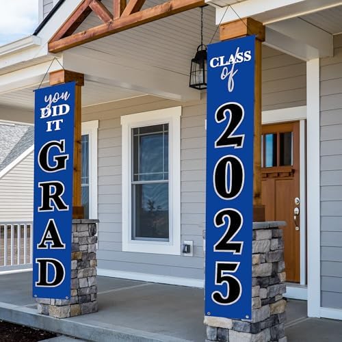 Class of 2025 Graduation Banner Black Gold 1