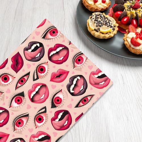 Sexy Lips Love Tablecloths for Party Decorations