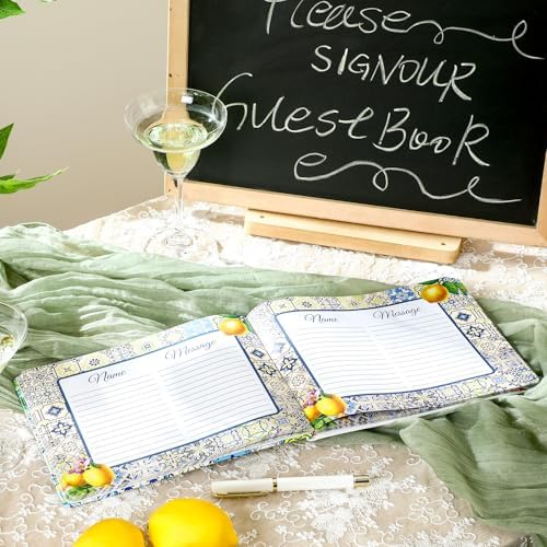Panelee Wedding Guest Book with Pen Set