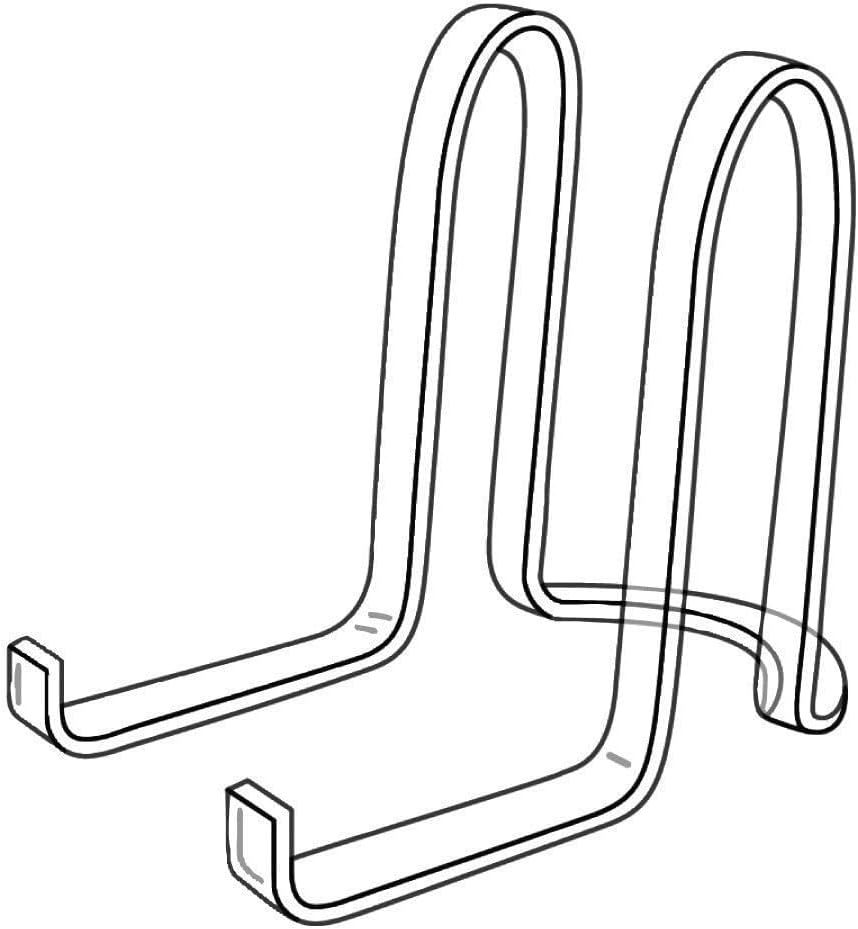 8 Inch Clear Plastic Plate Stand for Art Projects