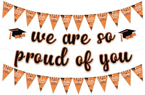 We Are So Proud of You Graduation Banner Set 2025