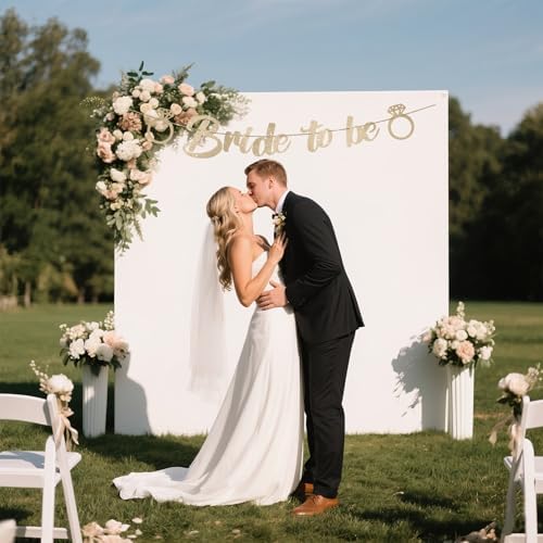 Bride To Be Banner Wedding Decorations Pre-Strung