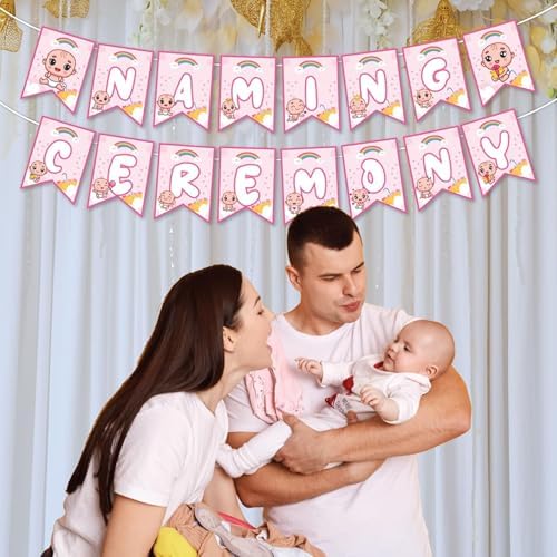 Lovenspire Baby Naming Ceremony Banner Decor