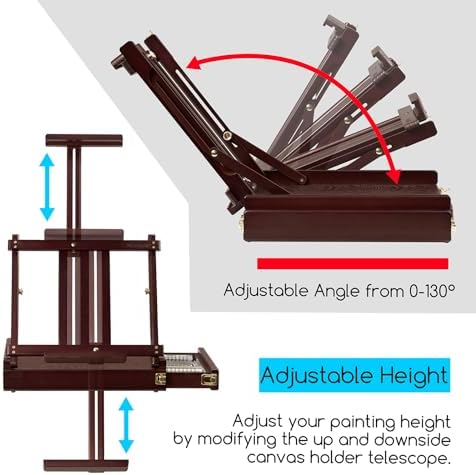 MEEDEN Studio Sketchbox Table Easel with Storage