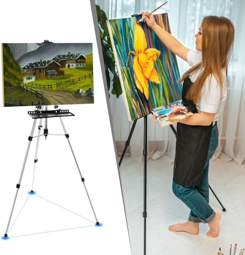 PATIKIL Artist Easel Stand with Detachable Tray and Adjustable Height