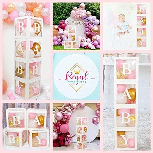 82 Pcs Baby Shower Decorations Jumbo Boxes Letters